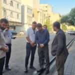 بازدید میدانی شهردار ناحیه سه از سطح محلات
