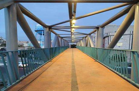 مرمت روشنایی پل عابر پیاده آزادگان تقاطع یاس