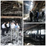 بازدید مشترک کارشناسان سازمان منطقه آزاد انزلی و نظام مهندسی گیلان از بنای مجتمع ونوس؛ بررسی دقیق استحکام سازه