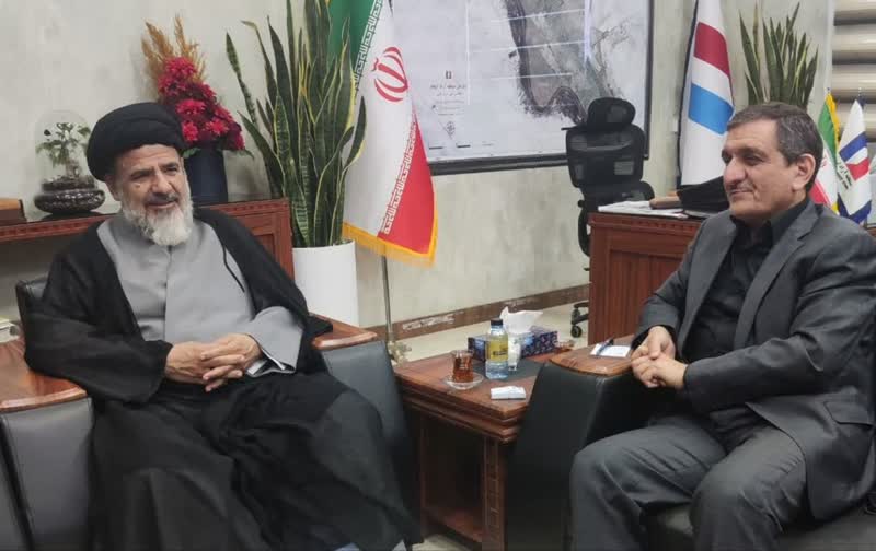 هم‌افزایی برای توسعه متوازن اروند / دیدار مدیرعامل سازمان با آیت‌الله حسن‌زاده