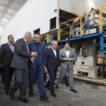 بازدید دبیر شورایعالی مناطق آزاد کشور و استاندار آذربایجان شرقی از شرکت تاو کاغذ ارس