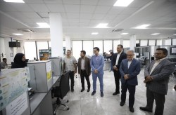 بازدید مسئولان سازمان منطقه آزاد کیش از اداره تأمین اجتماعی