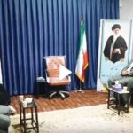 دیدار مدیرعامل منطقه آزاد ارس با امام جمعه خداآفرین