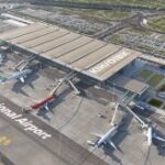 عملیات اجرایی طرح توسعه اپرون فرودگاه بین‌المللی کیش با اعتبار ۱۶۰ میلیارد تومان کلید خورد