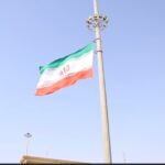 گزارش تصویری; مراسم اهتزاز پرچم مقدس جمهوری اسلامی ایران در پایانه مسافری مرز شلمچه
