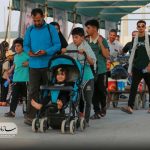 گزارش تصویری؛ گام‌های کوچک، اراده‌های بزرگ؛ حضور کودکان و نوجوانان در مسیر اربعین از مرز شلمچه