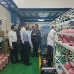 بازدید مدیران ارشد بانك صنعت و معدن از شركت زمهریر كیش
