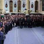 مراسم عزاداری شب شهادت حضرت زهرا (س) در حسینیه امام خمینی (ره)