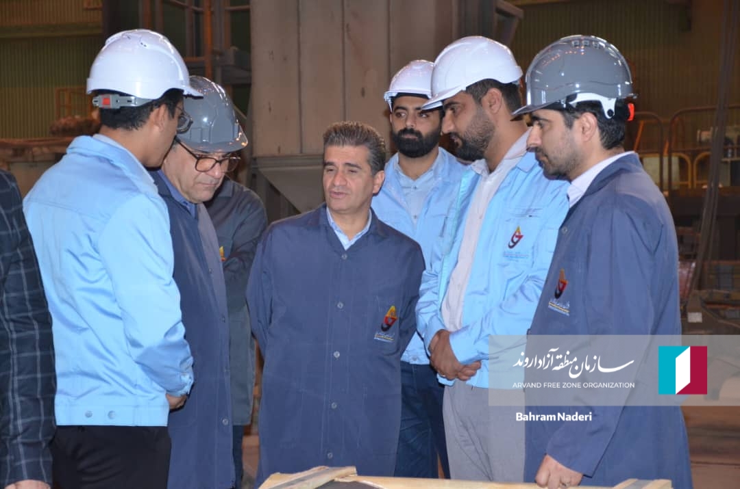 گزارش تصویری؛ بازدید اعضای کمیسیون ارزش افزوده دبیرخانه شورایعالی مناطق آزاد از واحد‌های صنعتی منطقه آزاد اروند