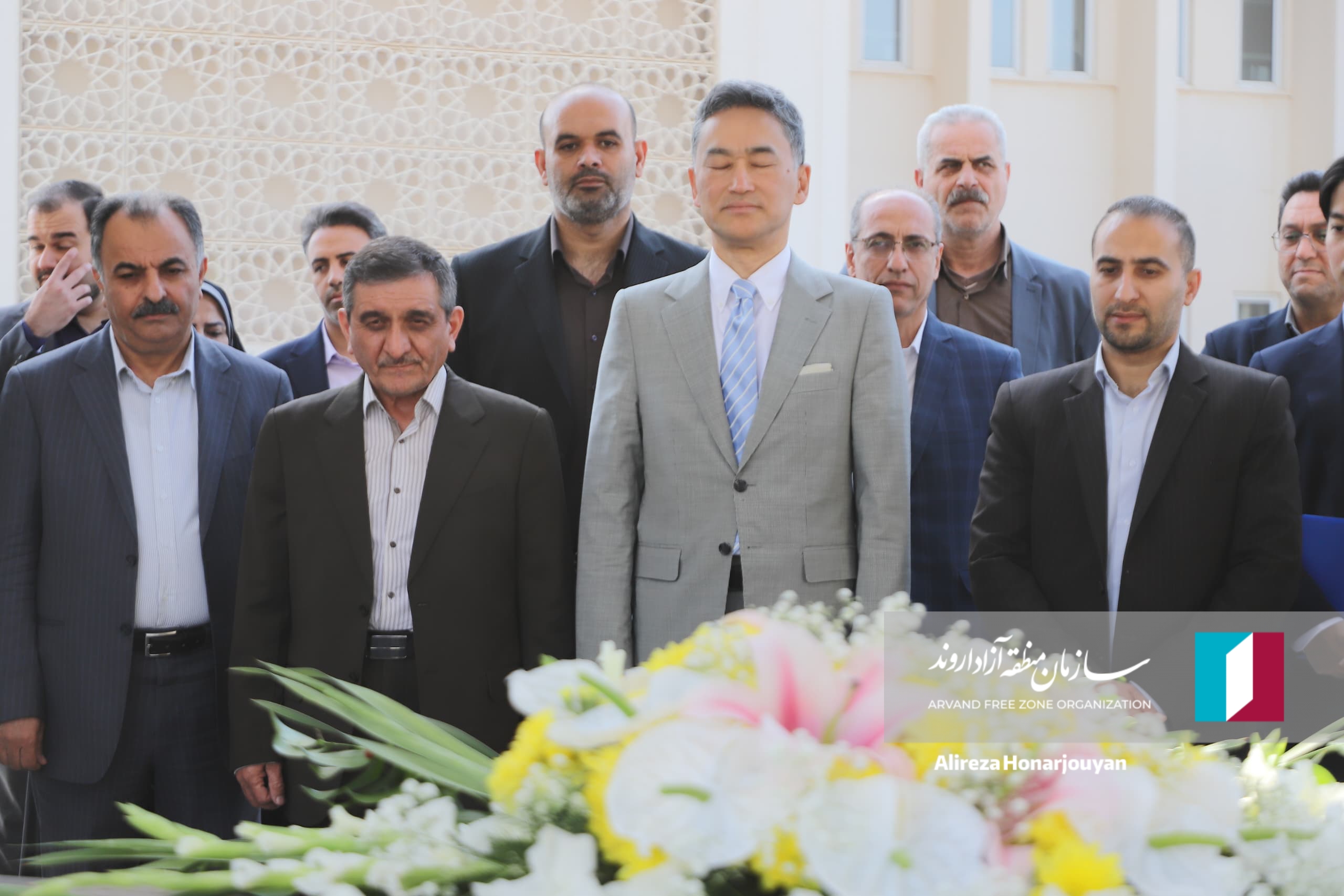 گزارش تصویری؛ حضور سفیر ژاپن در ایران در سازمان منطقه آزاد اروند