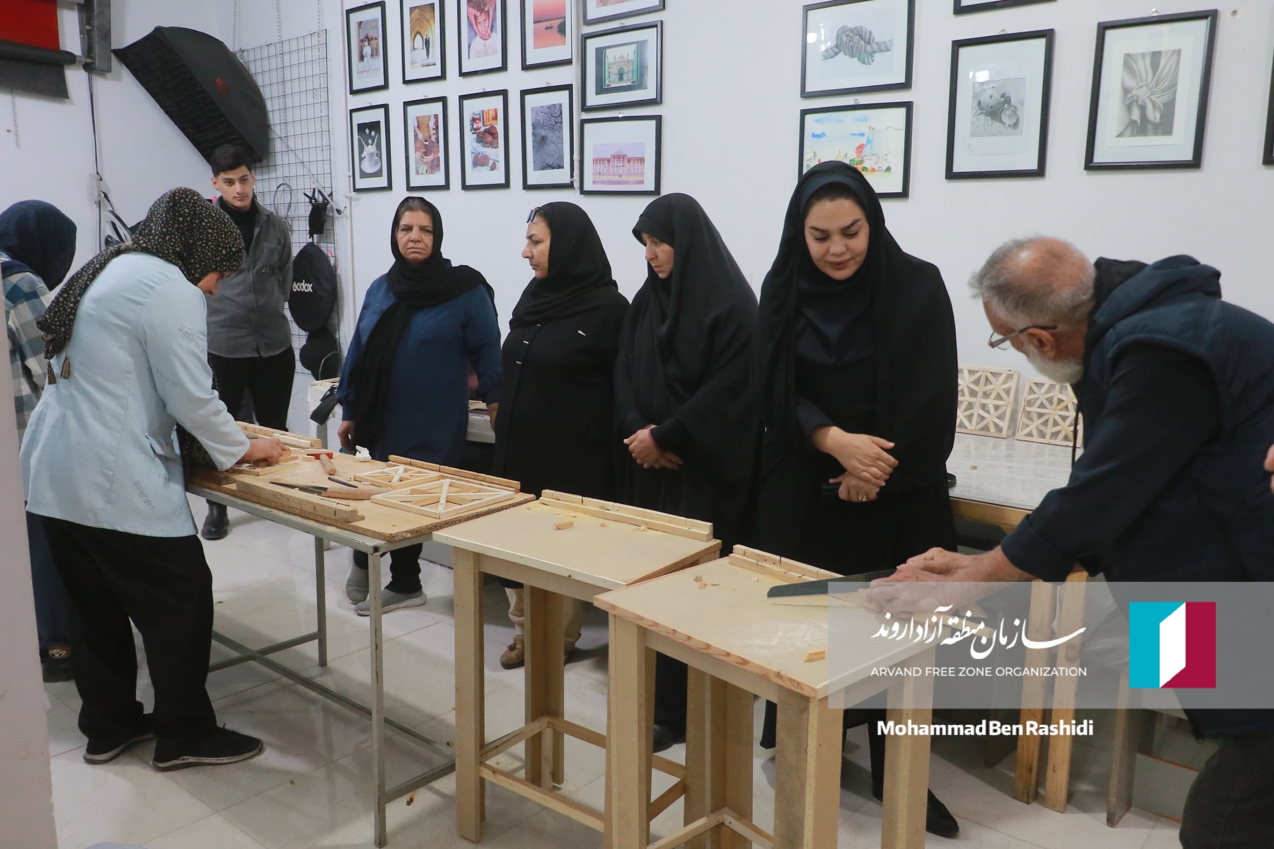 گزارش تصویری؛ نمایشگاه و کارگاه‌های آموزشی صنایع‌دستی در خرمشهر