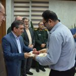 تکریم شماری از بسیجیان پایگاه شهدای اروند با حضور مدیرعامل