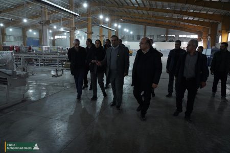 بازدید مدیرعامل سازمان از کارخانه طلا پروفیل ارس