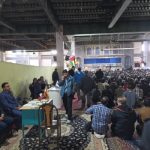 برپایی میز خدمت بانك صنعت و معدن در شهرستان بروجرد در نماز جمعه