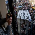 تداوم اعتراضات علیه دولت ترامپ در آستانه تعطیلی دولت فدرال+فیلم