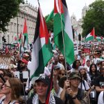 تظاهرات گسترده حامیان فلسطین در پایتخت انگلیس