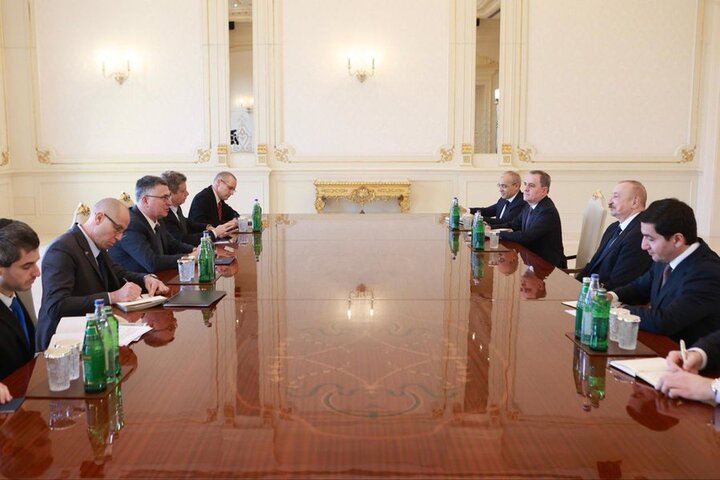 دیدار وزیر خارجه رژیم صهیونیستی با علی‌اف در باکو