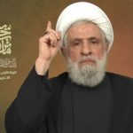 سخنرانی دبیرکل حزب الله در گردهمایی لبنانی‌ها برای حمایت از ایران