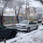 طبیعت برفی شهرکرد در آخرین روزهای دی‌ماه