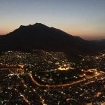 غروب زیبای خرم‌آباد از فراز بام شهر