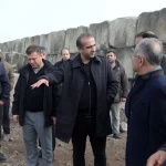 نظارت میدانی مدیرعامل منطقه آزاد انزلی از پروژه‌های عمرانی